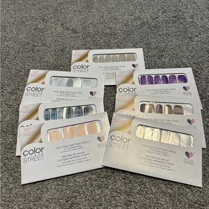 Color Street Silver Nail Polish Strips